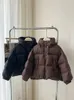 Deer Jonmi Winter Children 90 White Duck Down Coats Hooded Korean Style barn varm chic ner ytterkläder 231226