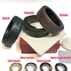 Smooth Reversible Men's Leather Belt Designer Belts 3 5cm Wide Belt Box size 105-125CM228K