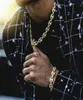 2021 12 mm Miami Cuban Link Bracelets Zestaw na męski naszyjnik tenisowy Bling Hip Hop lodowany Diamond Złoty Srebrny Raper W3633618