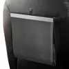 Accessoires d'intérieur Sac poubelle de voiture en cuir | Magnétique |poubelle étanche plateau de rangement suspendu au siège arrière