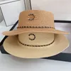 Chapéus de aba larga chapéus balde chapéus verão mulheres designer chapéu de palha moda designers sunhat para mulher homem marca corrente plana balde chapéus ca