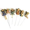 Jardim de fadas - 6 peças de estatuetas de fadas em miniatura, acessórios para decoração ao ar livre 667A 231225