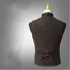 Men's Suit Vestmen's Herringbone Vestmen Steampunk Jacket V-neck Slim-fit Vest Wedding Dress