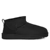 Designer Botas de Neve Austrália Mini Plataforma Bota Mulheres Tazz Tasman Chinelos Clássico Slip-on Camurça Slides Inverno Lã Botas Quentes Pele De Ovelha Sapatos Ankle Bootes