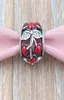 Andy Jewel Authentic 925 Sterling Silver Beads Silver Red Enamel Sweet Cherries Charm Fits European Style Jewelry Bracelets & Necklace 791900EN2119862