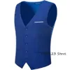 Men's Suit V Neck Business Casual Vest Gentleman Groom Best Man Vests Coat Sleeveless Jacket