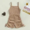 Babykläder för tjej sommar barnkläder 2023 jumpsuits saker saker saker saker ärmlös romper outwear barn kostym 231226