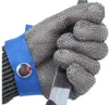 Fingerless Handskar Hela Cut Proof Stab Anticutting Resistant rostfritt stål Metallnät Butcher High Performance Protect WIR6906630