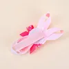 Accessoires pour cheveux, 2 pièces, pinces à ruban mignonnes pour bébés filles, Barrettes de pâques, épingles à cheveux princesse faites à la main pour enfants