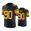 Equipo de fútbol 50 Elandon Roberts Jerseys Niños Hombre Mujer 31 Keanu Neal 23 Damontae Kazee 56 Alex Highsmith 7 Ben Roethlisberger 90 TJ Watt 55 Cole Holcomb Color Rush