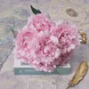 Wedding Silk Cloth 7 Peony Home salon Fake Flower Hotel Table Decoration Symulacja Zestaw Flower Flower Props Eh