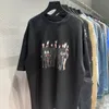 Balencaigaly asiatique balencigaly été hommes t-shirts à manches courtes S-4XL t-shirts t-shirts avec lettres imprimées manches courtes haut vente taille luxe hommes vêtements Hip Hop