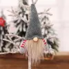 Święta ręcznie robione szwedzki gnome skandynawski tomte santa nisse nordic plush elf Table Table Ornament Xmas Tree Decorations LL BJ