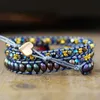 Bangle Luxury Heart Shape Wrap Bracelets W/ Freshwater Pearls Crystal 3 Strands Vegan Bracelet Classic Jewelry Bijoux Dropshipping