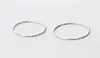 S925 Pure Sterling Silver Prosty cienki, delikatny pierścień ślub Modna Moda Białe złoto biżuteria Chiny Import Jewelrry 1718085