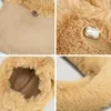 High-End Masonry Underarm Tygväskor för kvinnor Winter Rabbit Hair Women's Purses and Handbags Fashion Niche Design Bag 231226
