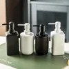 Dispenser di sapone liquido Bottiglia di lozione in ceramica rotonda in stile europeo Bagno di casa Shampoo Doccia Dispenser Disinfettante per le mani da cucina