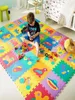 Children039s Mat EVA Kinderschuim Puzzeltapijt Babyspeelkleed In elkaar grijpende vloertegels met alfabet en cijfers Drop 2202122981285381923