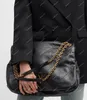 Jamie 4.3 5A 양가죽 토트 가방 겨드랑이 체인 어깨 쇼핑백 퀼팅 핸드백 호보 대용량 핸드백 여성 평범한 플립 레이디 가방