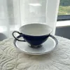 Tazze Piattini Tazza in ceramica Tazza da caffè con piattino Latte Tazze da tè per ufficio in porcellana creativa in ceramica grossolana