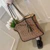 Shoulder Bags Women's Low Out Soulder 2023 Summer Turf Woven Top Beach and Bag Girls' Handbagblieberryeyes