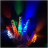 Party Decoration Mini LED Finger Lights Small Size Toy Night hela PL On Off Laser Drop Delivery Home Garden Festive Supplies Event OTIVP