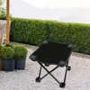 Camp Furniture Camping Folding Stool Compact Foldable Footstool For Traveling Garden Hiking