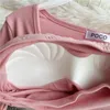 女性用Tシャツ女性のための夏u首の長袖女性クロップドトップスbra y2kトップティー全能の女性服ドロップ