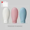 Butelki do przechowywania 3/1pcs 60 ml Nordic Style PE PP Kobiety Wąż dozujący butelka Przenośna El Szampon Prysznic żel Travel Travel Squeeze Combo Zestaw kombi