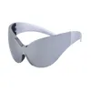 Hyperbolic Wings Sunglasses One Piece Lenses NO Frame Goggles Novelty Sun Glasses