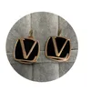 Rose Gold Luxury Women Earrings Designer Stud Classic Style Style Rostfritt stålörhängen Engagemang örhänge för damgåvor Hela J223D