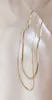 Naszyjnik Wysokiej jakości koreańskie 14 -karatowe złoto Płytka biżuteria Kobiety Wróżki podwójne łańcuchy Naszyjniki dla kobiecej gwiazdy księżyca mama gif3005263
