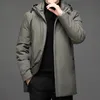 2023 Winter aankomst mannen Warme Jas hoge kwaliteit Jas Casual dikker hooded Parka Mannelijke heren maat M 4XL 231226