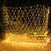 LED Net Mesh String Light 10x8M 6x4M 3x3M 3x2M 1 5x1 5M 8 Modes 110V 220V Fairy Decorative Lights Christmas Wedding Square Park De238b