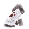 Vestuário para cães Suéteres de Natal Roupas quentes de inverno Roupas para animais de estimação para cães pequenos filhote de cachorro gato suéter colete chihuahua yorkie casaco