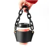 Party Favor Acrylic Chain Portable Coffee Cup Er Party Favor Removable Leather Milk Bottle Holder Ss0428 Drop Delivery Home Garden Fes Otofl