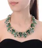 JEROLLIN 3 Kleuren Strass Bloem Kettingen Vrouwen Mode Kristal Sieraden Charm Choker Verklaring Bib Kraag Ketting1308314