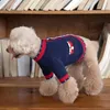 Dog Apparel Pet Knitted Coat Sweater Cardigan Clothing Cat Teddy Jacket Puppy Clothes For Small Dogs