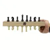 ChessSet di scacchi pieghevoli magnetici in legno massello Baord, regalo per bambini, giochi di strategia per famiglie 231226