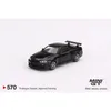 Minigt w magazynie 1 64 Skyline GTR R34 V Spec Black Diecast Diorama CAR Model Toys 570 231225