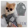 Одежда для собак PAWPAW, серый свитер премиум-класса, пальто для кошек, крутая модная, стильная, плотная, удобная осенне-зимняя одежда для домашних животных
