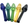 Colored glass oil burner tube smoking accessory with suitable for Hookahs Bongs Rigs