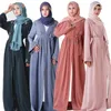Odzież Abaya Kimono muzułmańska sukienka Hidżab Women Abayas Caftan Marocain Kaftan Robe Femme Dubai Tesettur Elbise Turkish Islamskie ubranie