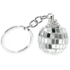 Porte-clés exquis porte-clés pendentif décor sac décoratif miroir boule disco suspendu multi-fonction mini ornement