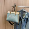 Brev splice tote casual vinter ny mode mångsidig handväska kvinnors crossbody väska