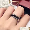 Band Rings Trinity Ring Charms för Woman Designer Storlek 5-11 Man Cross Couple T0p Quality Gold Plated 18k Högsta räknare Klassisk Styl DHDP9