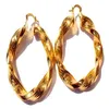 Boucles d'oreilles créoles pour femmes, énormes et lourdes, Big ed, jaune 14K, véritables, remplies d'or massif, fournissent la première classe après-s ser227K