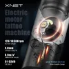 Xnet Elite Professional Wireless Tattoo Machine Kit Pen obrotowy z dodatkową mocą 2400 mAh 40pcs mieszany nabój 231225
