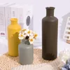 Вазы 3 шт./компл. Керамический набор ваз для цветов и растений Маленькая белая черная бочка Современная книжная полка Подарки