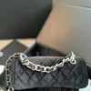 Sac 23s Classic Brand Brand Designer Women Ladies Crossbody Sacs Automne Undermm Winter Velor Fashion Paris Paris de haute qualité Silver Chain Lady Handsbag